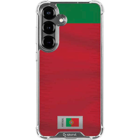 Portugal Soccer Flag Galaxy S26 Plus Clear Case