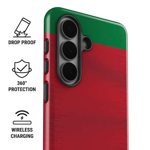 Portugal Soccer Flag Galaxy S26 Plus Impact Case