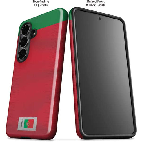 Portugal Soccer Flag Galaxy S26 Plus Impact Case