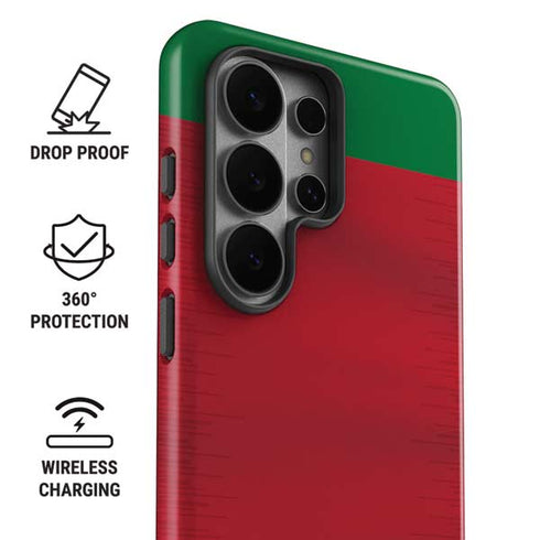 Portugal Soccer Flag Galaxy S26 Ultra Impact Case