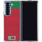 Portugal Soccer Flag Galaxy Z Fold7 Clear Case