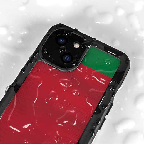 Portugal Soccer Flag iPhone 15 Plus Waterproof Case