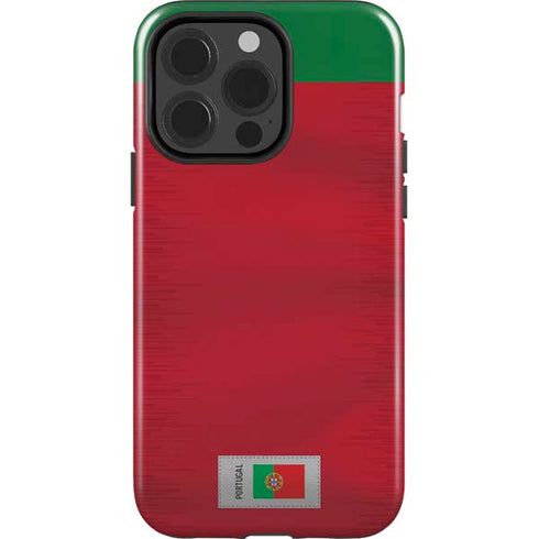 Portugal Soccer Flag iPhone 15 Pro Impact Case