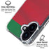 Portugal Soccer Flag iPhone 16 Clear Case