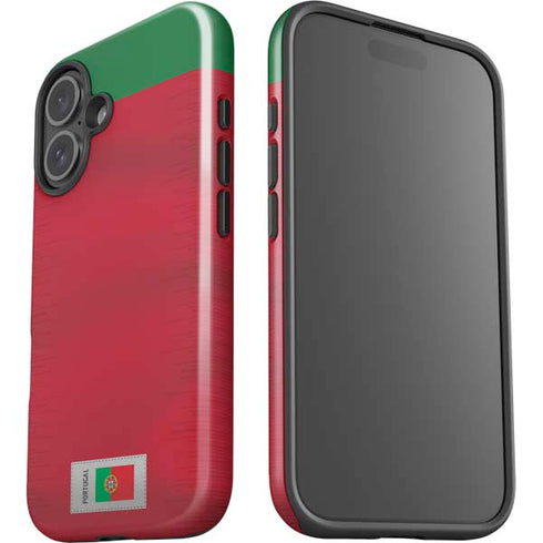 Portugal Soccer Flag iPhone 16 Impact Case