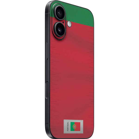 Portugal Soccer Flag iPhone 16 Plus Skin