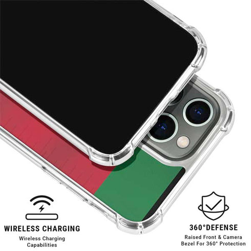 Portugal Soccer Flag iPhone 16 Pro Clear Case