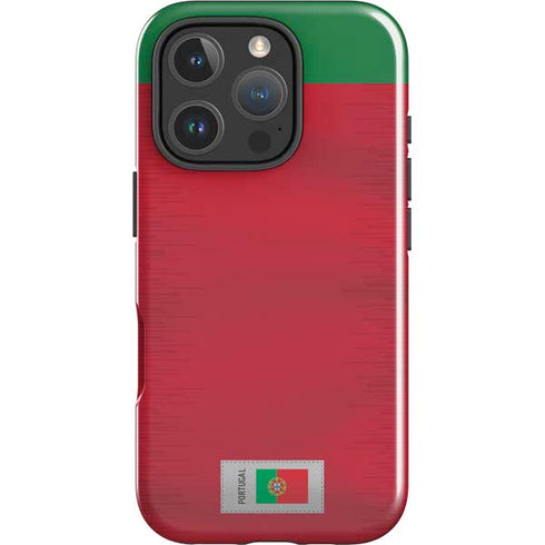 Portugal Soccer Flag iPhone 16 Pro Impact Case