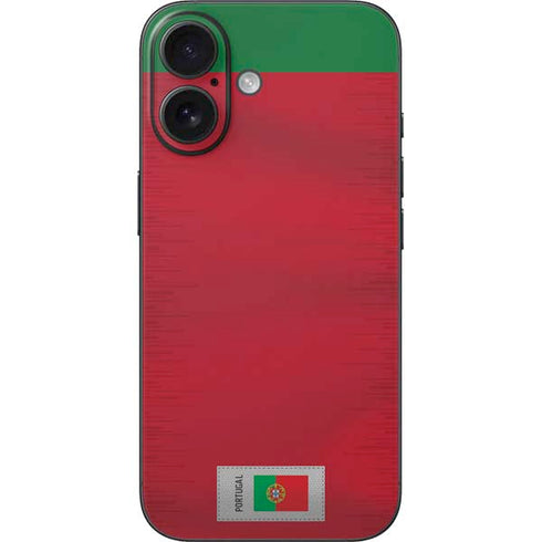 Portugal Soccer Flag iPhone 16 Skin