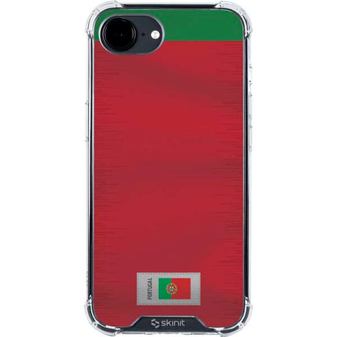 Portugal Soccer Flag iPhone 16e Clear Case