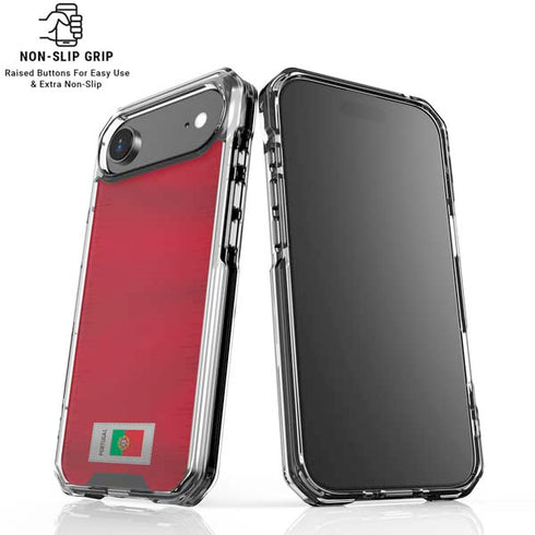 Portugal Soccer Flag iPhone 17 Air Clear Case