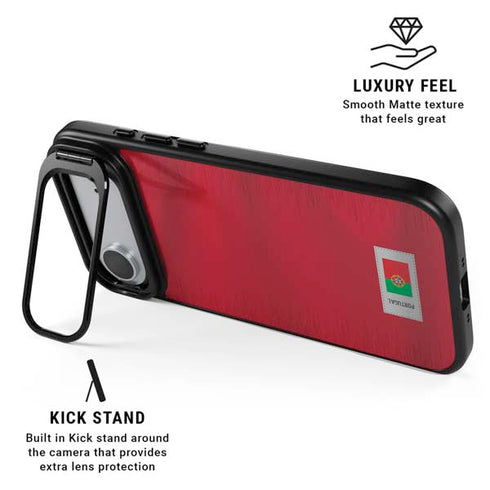 Portugal Soccer Flag iPhone 17 Air Kickstand Case