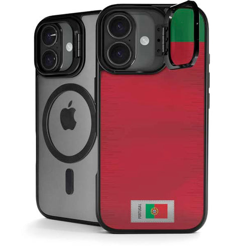 Portugal Soccer Flag iPhone 17 Kickstand Case