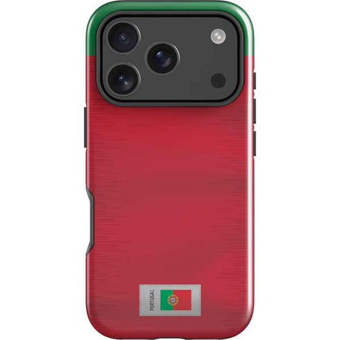 Portugal Soccer Flag iPhone 17 Pro Max Impact Case