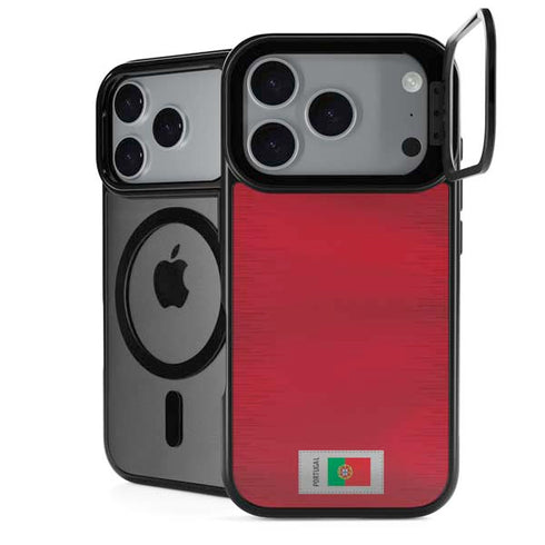 Portugal Soccer Flag iPhone 17 Pro Max Kickstand Case
