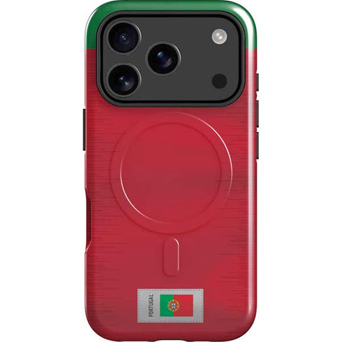Portugal Soccer Flag iPhone 17 Pro Max Magsafe Impact Case