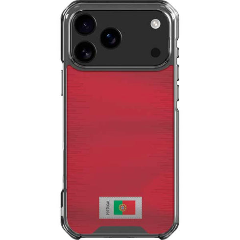 Portugal Soccer Flag iPhone 18 Pro Max Clear Case