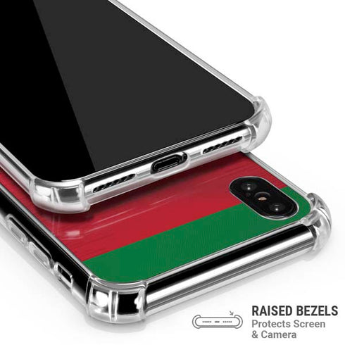 Portugal Soccer Flag iPhone X/XS Clear Case