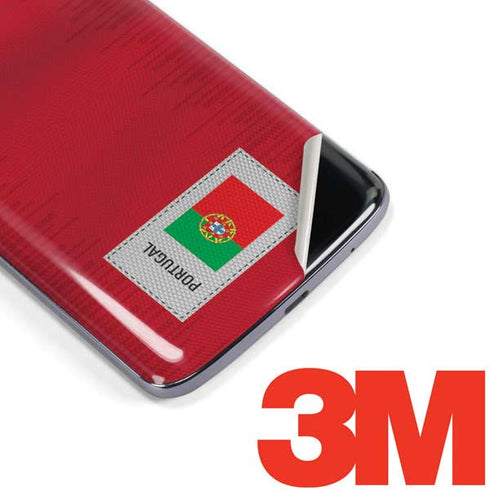 Portugal Soccer Flag Moto E5 Plus Skin
