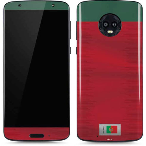 Portugal Soccer Flag Moto G6 Skin