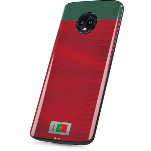 Portugal Soccer Flag Moto G6 Skin