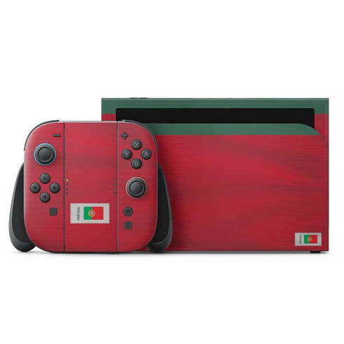 Portugal Soccer Flag Nintendo Skins