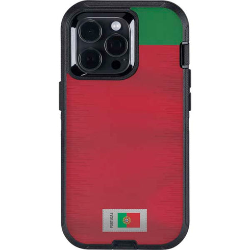 Portugal Soccer Flag Otterbox Defender iPhone Skin