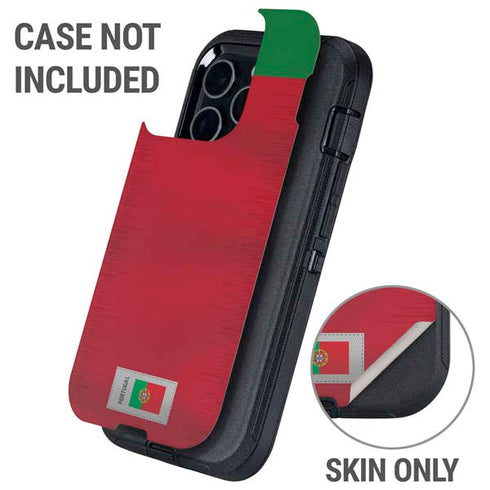 Portugal Soccer Flag Otterbox Defender iPhone Skin