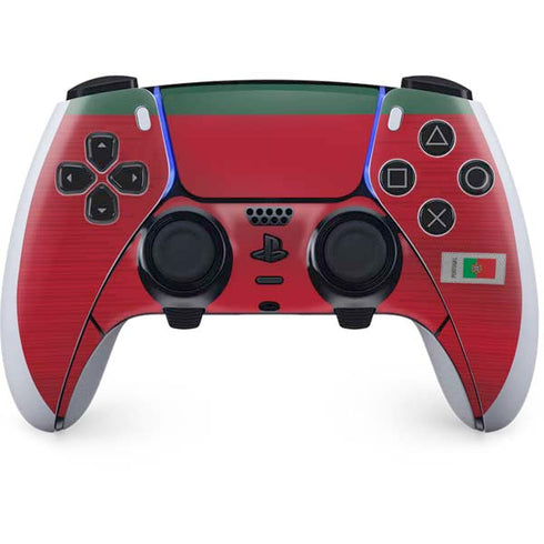 Portugal Soccer Flag PS5 DualSense Edge Pro Controller Skin