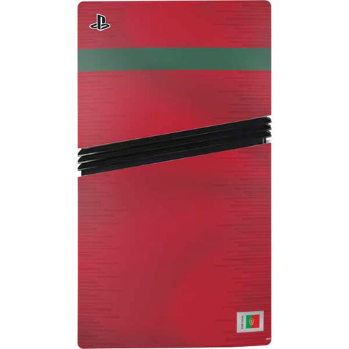 Portugal Soccer Flag PS5 Pro Console Skin