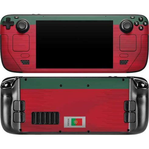 Portugal Soccer Flag Steam Deck Handheld Gaming Computer Skin