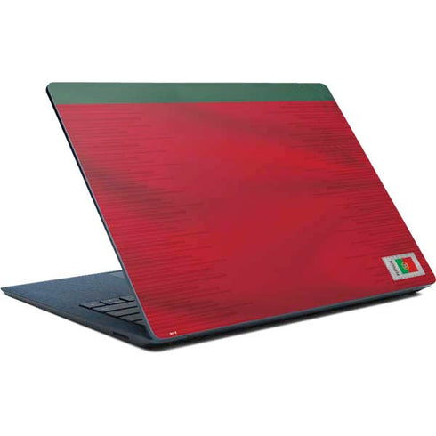 Portugal Soccer Flag Surface Laptop Skin