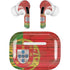 Portuguese Flag Dark Wood AirPods Skins