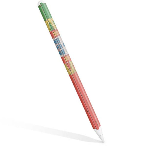Portuguese Flag Dark Wood Apple Pencil (2nd Gen 2019) Skin