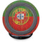Portuguese Flag Dark Wood Fast Charge Wireless Charging Stand Skin