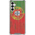Portuguese Flag Dark Wood Galaxy A16 5G Clear Case