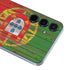 Portuguese Flag Dark Wood Galaxy A35 5G Skin