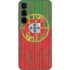 Portuguese Flag Dark Wood Galaxy A36 5G Skin