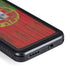 Portuguese Flag Dark Wood Galaxy S24 Plus Waterproof Case