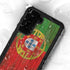 Portuguese Flag Dark Wood Galaxy S24 Plus Waterproof Case