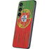 Portuguese Flag Dark Wood Galaxy S25 Skin