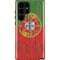 Portuguese Flag Dark Wood Galaxy Cases