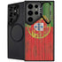 Portuguese Flag Dark Wood Galaxy S25 Ultra Kickstand Case