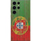 Portuguese Flag Dark Wood Galaxy S24 Ultra Skin