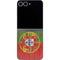 Portuguese Flag Dark Wood Galaxy Z Flip6 Skin