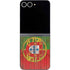 Portuguese Flag Dark Wood Galaxy Z Flip6 Skin