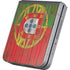 Portuguese Flag Dark Wood Galaxy Z Flip6 Skin