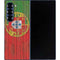 Portuguese Flag Dark Wood Galaxy Z Fold6 Skin
