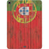 Portuguese Flag Dark Wood Apple iPad Air Skin