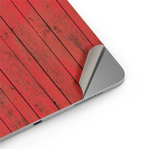 Portuguese Flag Dark Wood Apple iPad Air Skin